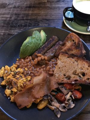 Big breakfast 💚 at Hunter Gatherer in Portsmouth