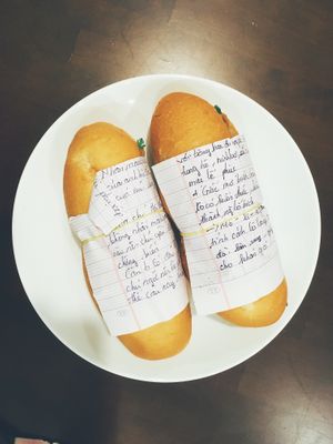 The vegetarian banh mi. at Hien Duc in Phu Quoc