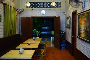 This is the all renewed indoor of the restaurant at Vegetal Wonder in Siem Reap