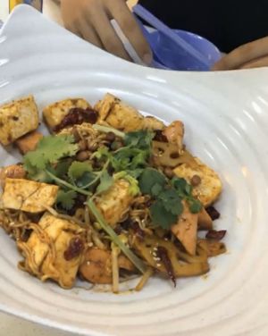 mala 中辣 $11.60 - 2 pc maggie, 2 pc taukwa, 2 pc sausages, some veg at SHU Vegetarian 蔬方斋 - Hougang in Northeast Singapore