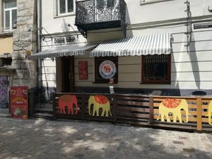 Slon Bar entrance at Slon Bar in Lviv