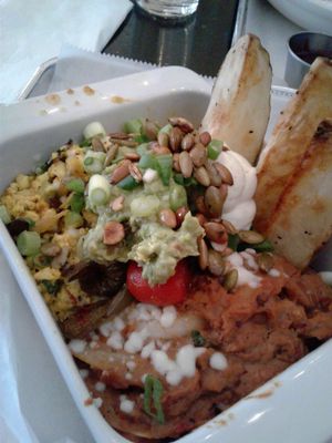 Vegan version of frittata, so flavorful! at Milo - East Falls in Philadelphia