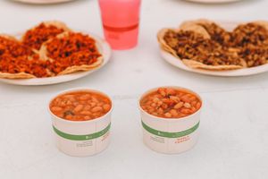 Charro Beans. at Cosmos Kitchen Food Truck - Pop Up in Mc Allen