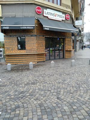 Before it opened at Latin Pizza in Bucharest