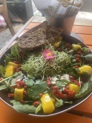 Great salad!  at Coolinart in Bucharest