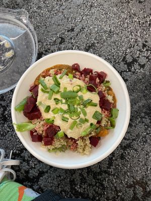moroccan chickpea and kale bowl😋  at SpudBar in South Melbourne