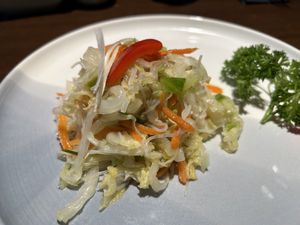 Salad #Veganuary at Ramen Soul in Dusseldorf