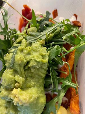 Guacamoly Fritten at Peter Pane in Leipzig