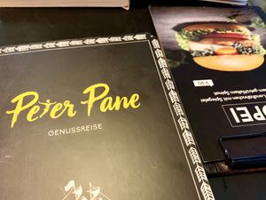 menu at Peter Pane in Leipzig