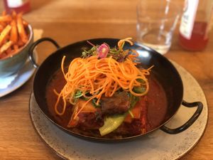 Lasagne at Vrohstoff in Wurzburg