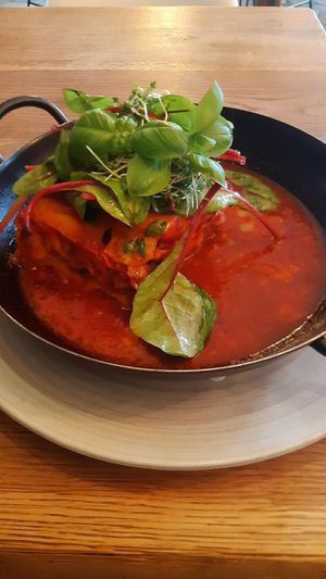 Lasagne at Vrohstoff in Wurzburg