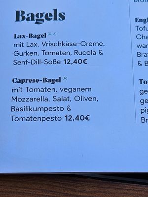 Bagels at Vrohstoff in Wurzburg