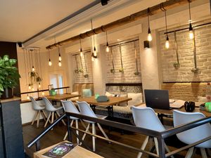 inside at Vrohstoff in Wurzburg