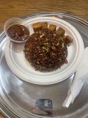 Hebrew rice  at Mahorgany - ANC Mall in Accra