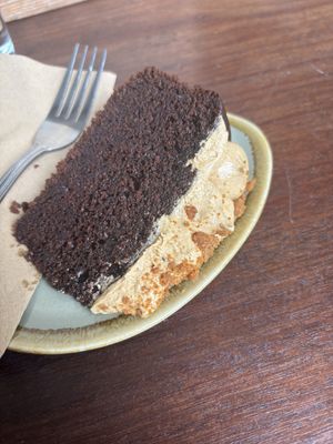 Chocolate and biscoff cake   at Mannings Grocers in Fishguard