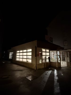 Outside   at Bullizza in Ljubljana