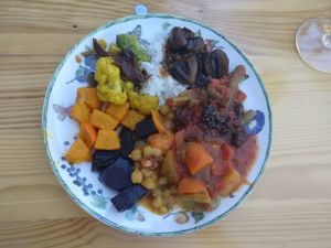 Dinner buffet at Obst & Gemüse in Rotterdam