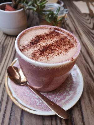 Hazelnut hot choc at Wild and Wild in Congleton