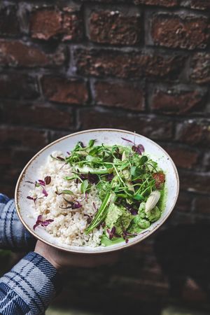 Thai Green curry with tempeh, health food, and then some!  at Wild and Wild in Congleton