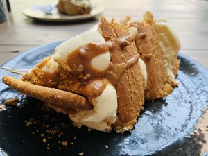 Lotus Biscoff cake at Wild and Wild in Congleton