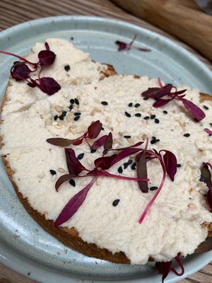 Cream cheese on toast (different day) at Wild and Wild in Congleton