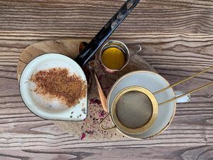 Chia latte  at Wild and Wild in Congleton