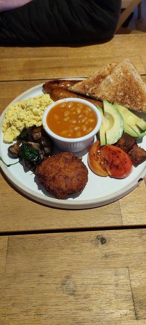 Full breakfast at Wild and Wild in Congleton