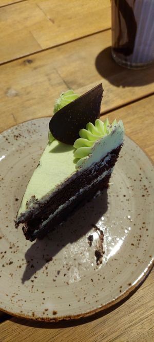 Chocolate mint cake at Wild and Wild in Congleton