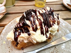 Loaded croissant  #Veganuary at Wild and Wild in Congleton