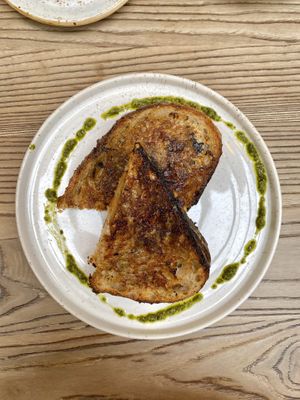 Potato rosti and maple tempeh toastie  #Veganuary at Wild and Wild in Congleton