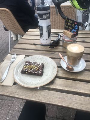 Great for a cycle cafe stop for vegan cake and coffee!  at Wild and Wild in Congleton