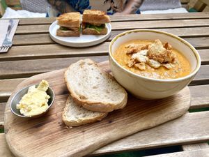 Tomato and Basil soup 🥣   at Wild and Wild in Congleton