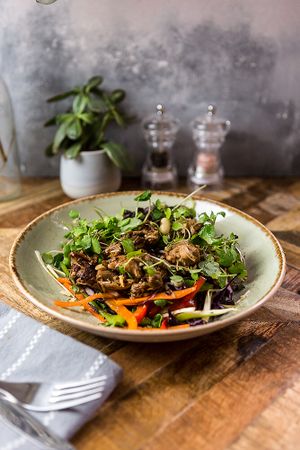 Jackfruit salad at Wild and Wild in Congleton