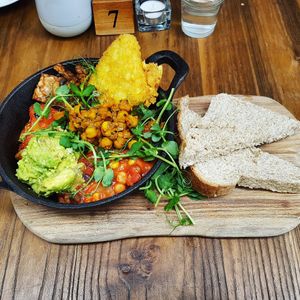 Plant Based Full English breakfast at Wild and Wild in Congleton