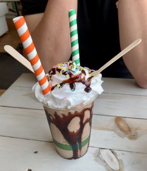 Oreo & bourbon milkshake at Be The Change - Bake a Difference in Worcester