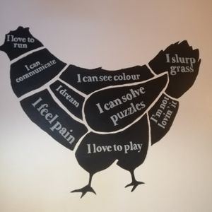 Statement art! at Be The Change - Bake a Difference in Worcester