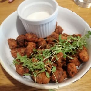 Popcorn chicken at Be The Change - Bake a Difference in Worcester