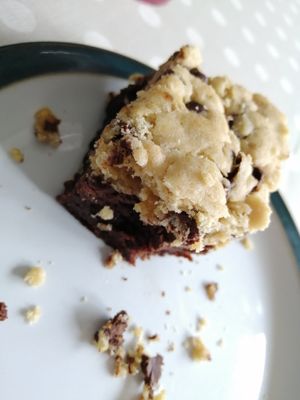 Vegan brookie at Be The Change - Bake a Difference in Worcester