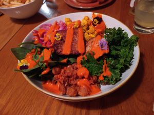 Buddha bowl at Be The Change - Bake a Difference in Worcester