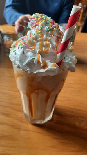 Biscoff milkshake at Be The Change - Bake a Difference in Worcester