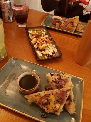 The cauliflower wings are amazing at Be The Change - Bake a Difference in Worcester