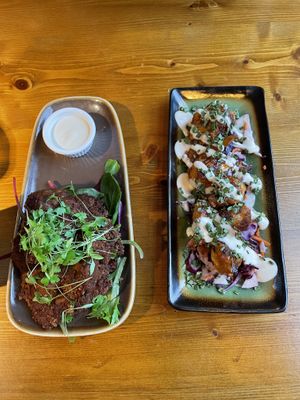 Fried shrooms & cauliflower wings 10/10 at Be The Change - Bake a Difference in Worcester