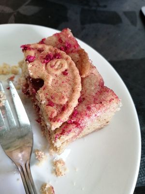 Jammy dodger blondie at Be The Change - Bake a Difference in Worcester
