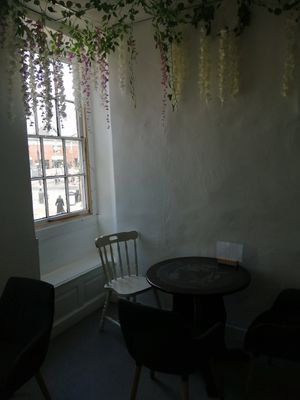 Upstairs of cafe at Be The Change - Bake a Difference in Worcester