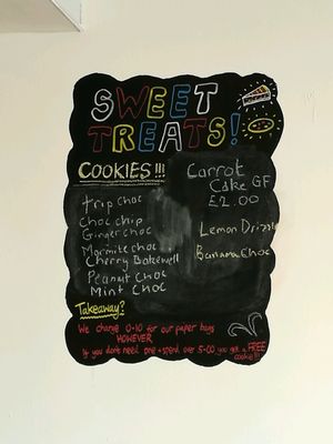 cookies of the day (check for current flavours)  at Be The Change - Bake a Difference in Worcester