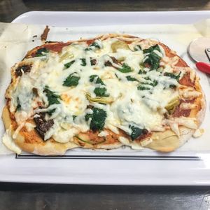 Vegan Pizza 1 at Be The Change - Bake a Difference in Worcester