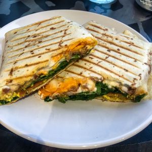 Breakfast Burrito (with Vegan Mayo) at Be The Change - Bake a Difference in Worcester