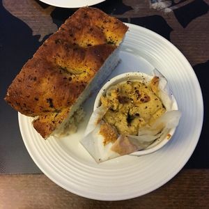 Cashew-bert and Focaccia  at Be The Change - Bake a Difference in Worcester