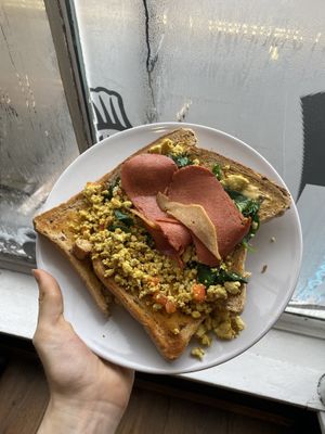 Tofu scramble  at Be The Change - Bake a Difference in Worcester