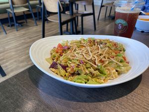 Asian Chop Salad with added Tofu and Avocado at Chop 5 in Columbus